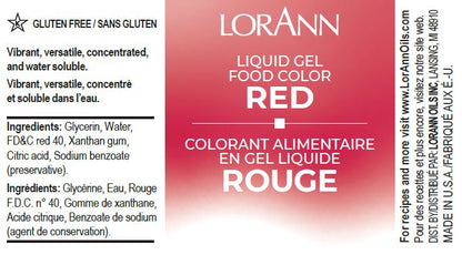 RED LIQUID GEL COLOR