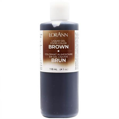 BROWN LIQUID GEL COLOR