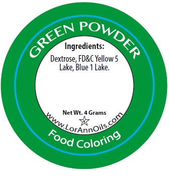 GREEN POWDER COLOR
