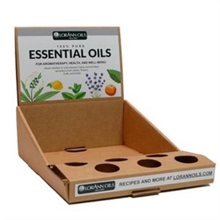 ESSENTIAL OIL, 36 UNIT PRE-PACKED POP-UP DISPLAY
