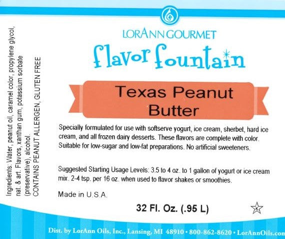 TEXAS PEANUT BUTTER ICF