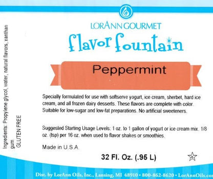 PEPPERMINT, CLEAR ICF