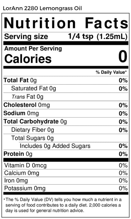 LEMONGRASS OIL, NATURAL