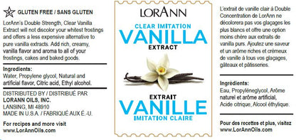 CLEAR IMITATION VANILLA EXTRACT