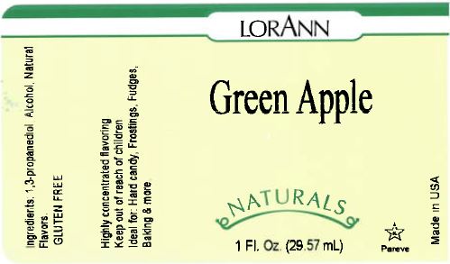 GREEN APPLE, NATURAL FLAVORS