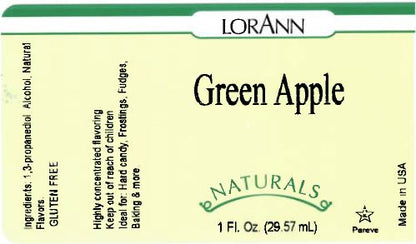 GREEN APPLE, NATURAL FLAVORS
