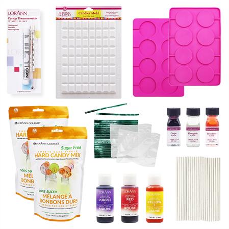 SUGAR-FREE HARD CANDY LOLLIPOP KIT