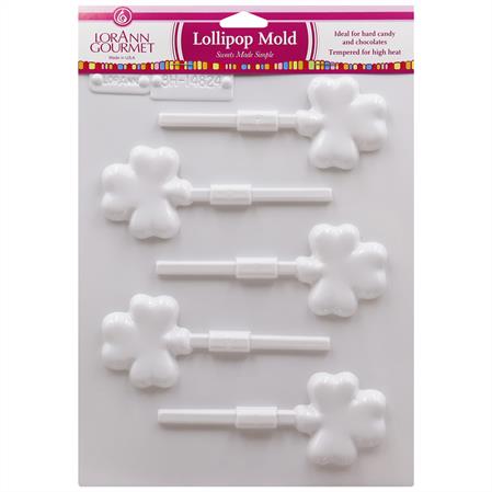 SHAMROCK LOLLIPOP SHEET MOLD