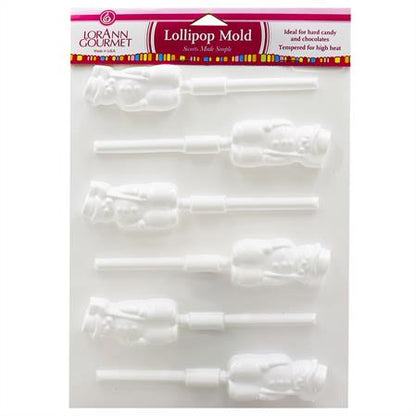 SNOWMAN LOLLIPOP SHEET MOLD