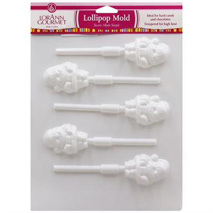 SANTAS LOLLIPOP SHEET MOLD