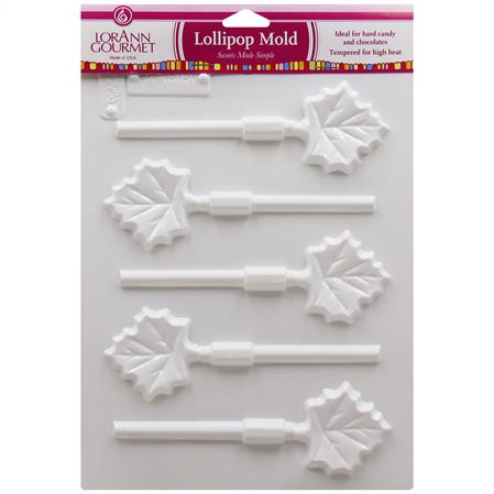 MAPLE LEAVES LOLLIPOP SHEET MOLD