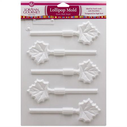 MAPLE LEAVES LOLLIPOP SHEET MOLD