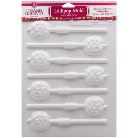 JACK-O-LANTERN LOLLIPOP SHEET MOLD