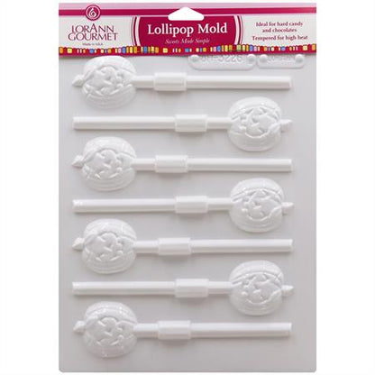 JACK-O-LANTERN LOLLIPOP SHEET MOLD