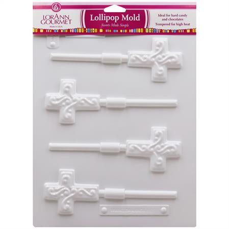 EASTER CROSS LOLLIPOP SHEET MOLD