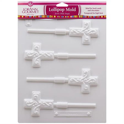 EASTER CROSS LOLLIPOP SHEET MOLD