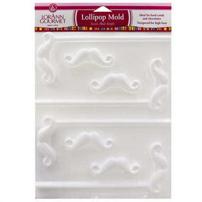MUSTACHE LOLLIPOP SHEET MOLD