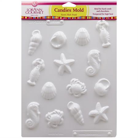 SEA CREATURE CANDIES SHEET MOLD