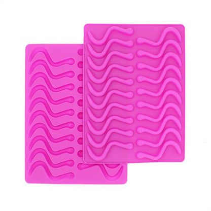 SILICONE GUMMY WORM MOLD