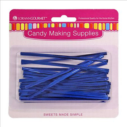 BLUE TWIST TIES