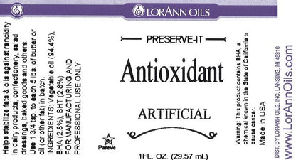PRESERVE-IT ANTIOXIDANT, ARTIFICIAL