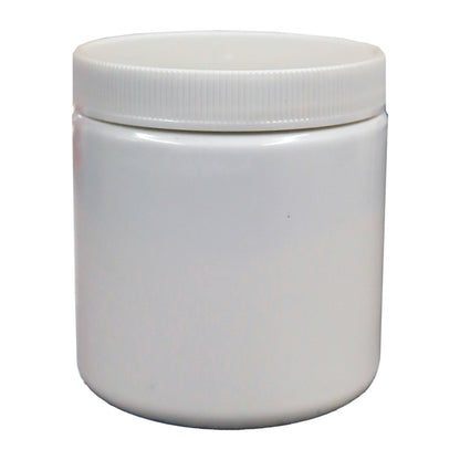 PLASTIC COSMETIC JAR, 8 oz