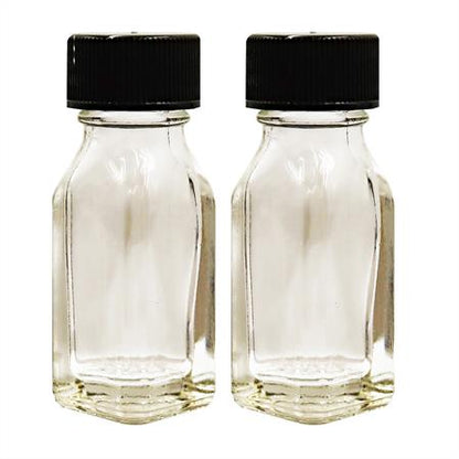 DRAM BOTTLES WITH CAP, 0.125 oz