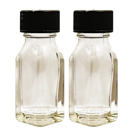 DRAM BOTTLES WITH CAP, 0.125 oz