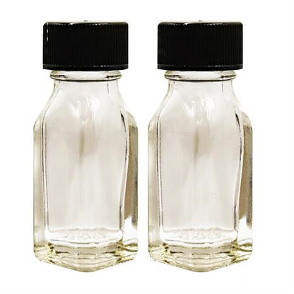 DRAM BOTTLES WITH CAP, 0.125 oz