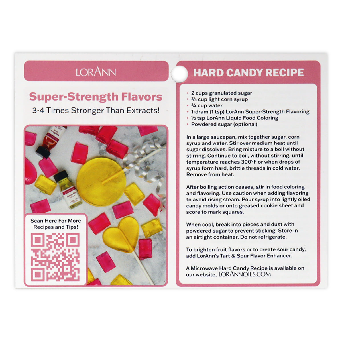 RECIPE PAD - FLAVORS